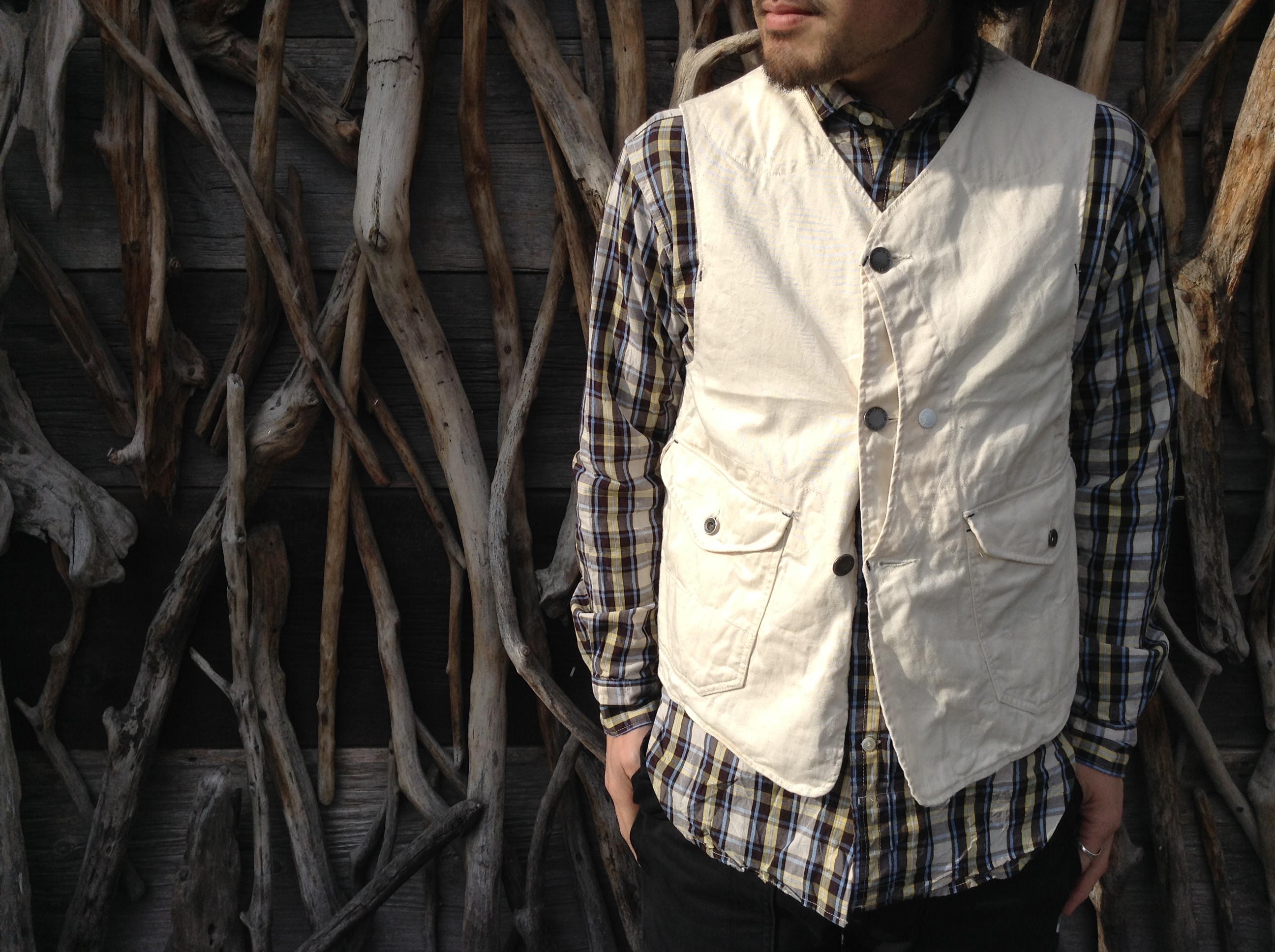 ENGINEERED GARMENTS】 Upland Vest NAT-U-RAL に入荷 ENGINEERED GARMENTS】 Upland Vest NAT-U-RAL に入荷