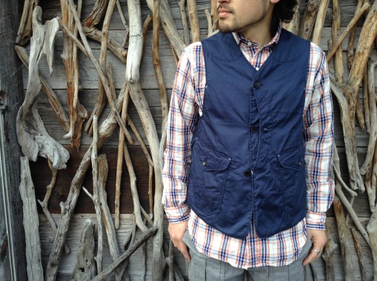 ENGINEERED GARMENTS】 Upland Vest NAT-U-RAL に入荷 ENGINEERED GARMENTS】 Upland Vest NAT-U-RAL に入荷
