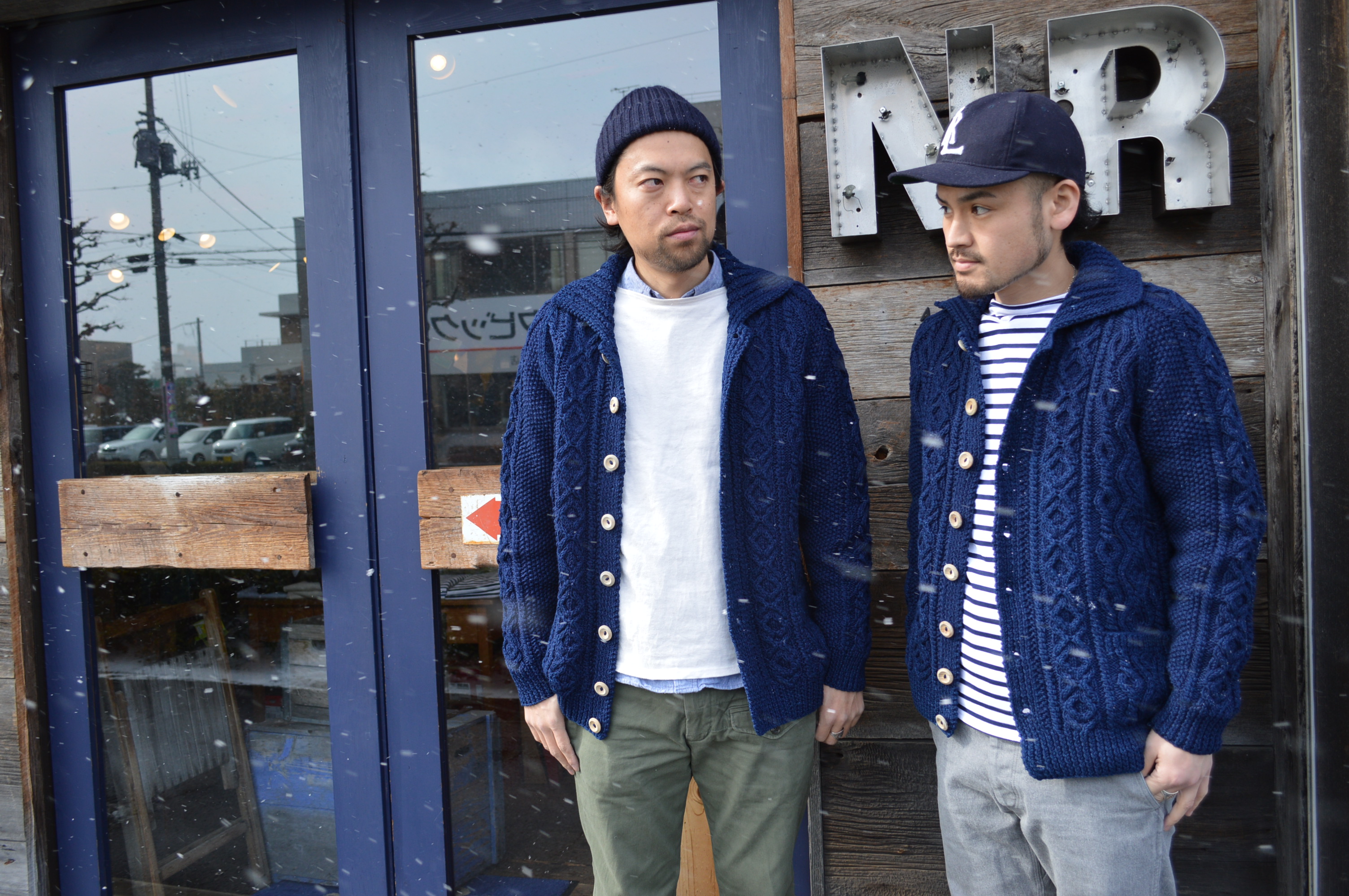 INVERALLAN / インバーアラン】 3A Cotton Denim Cardigan 入荷