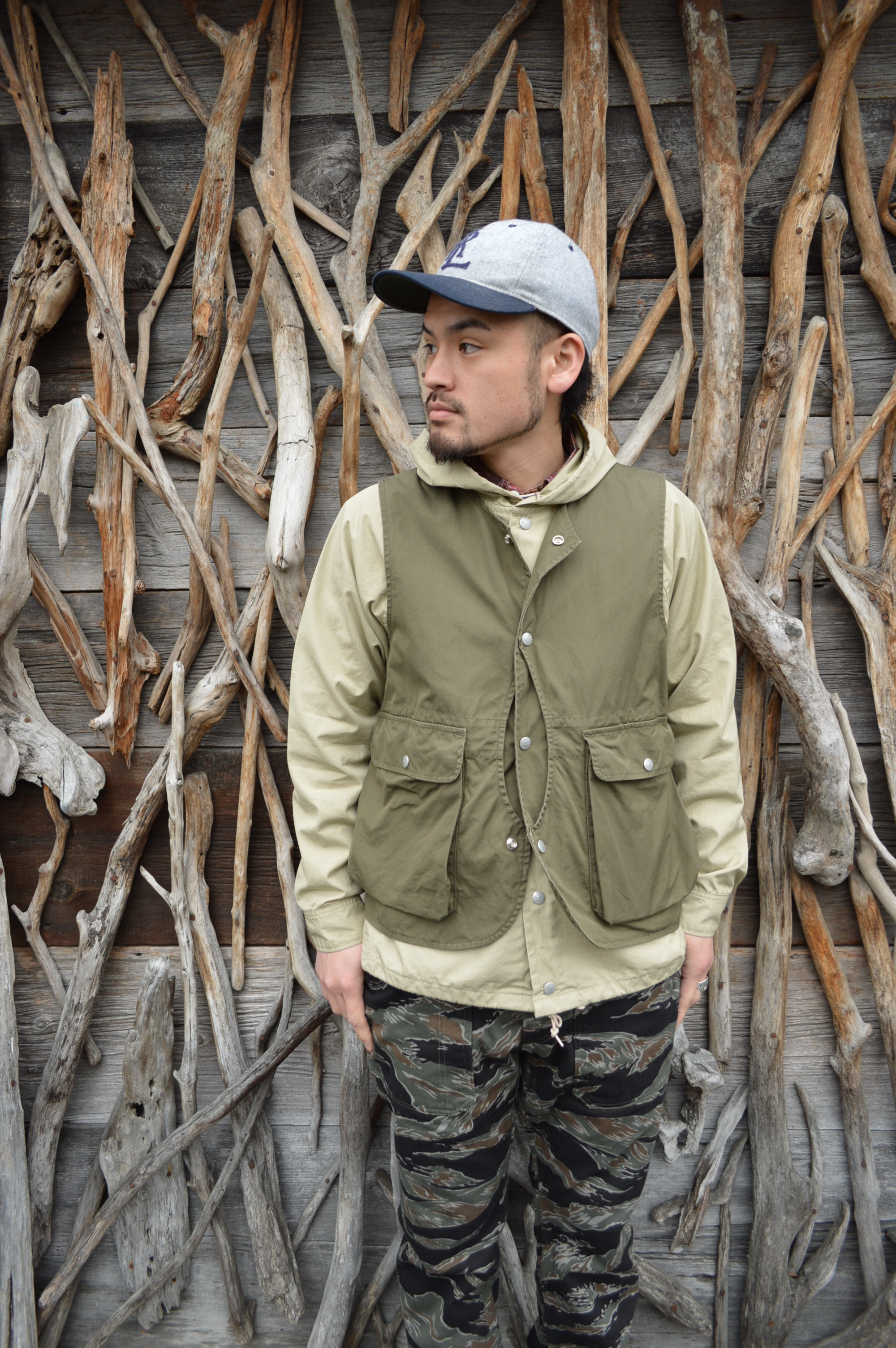 SASSAFRAS / ササフラス】 GARDENER BUD BREAKER (Weeds Poplin SASSAFRAS / ササフラス】 GARDENER BUD BREAKER (Weeds Poplin
