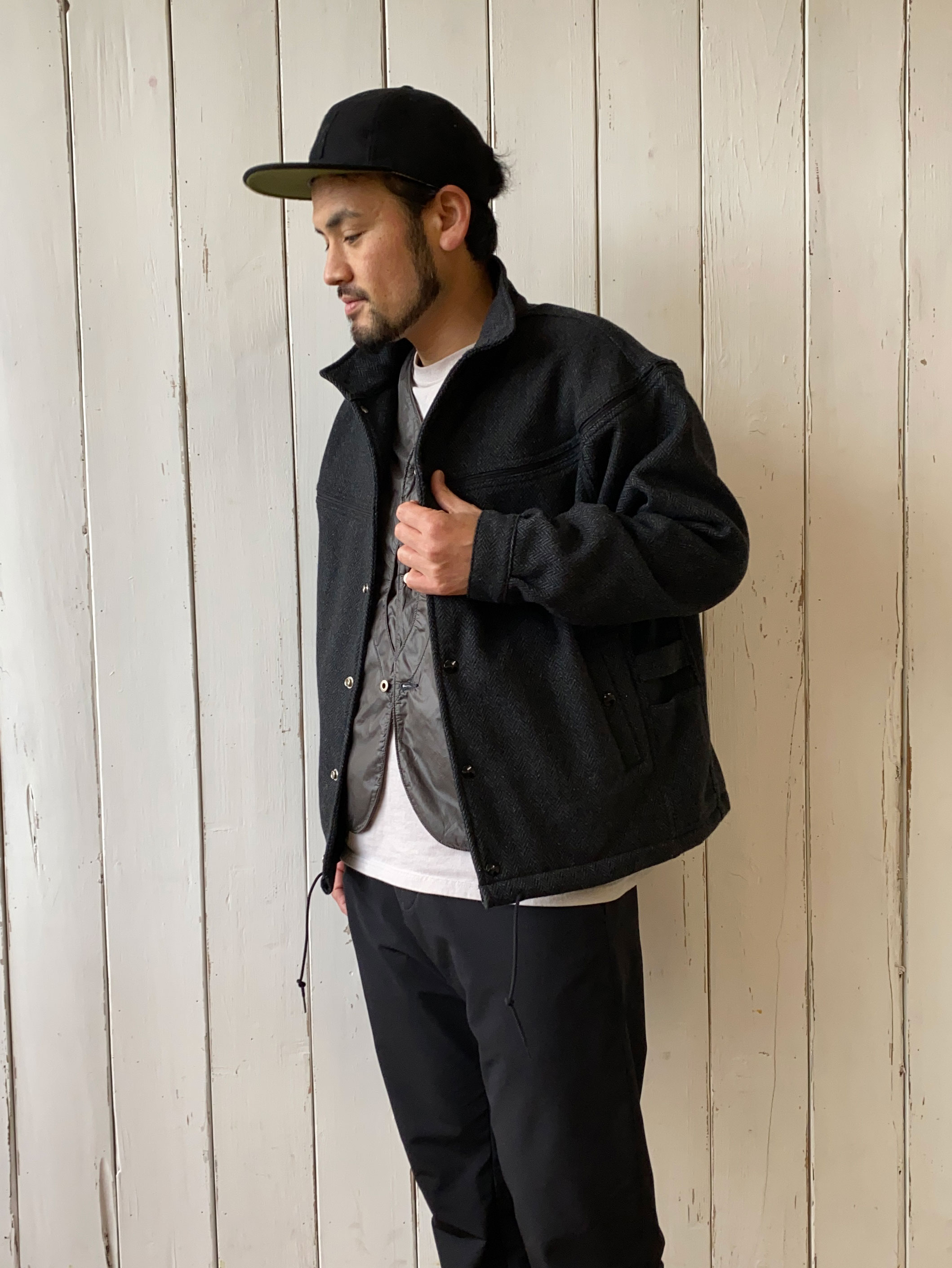 Gardener Cap Jacket (Herringbone Blanket) 入荷 Gardener Cap Jacket (Herringbone Blanket) 入荷