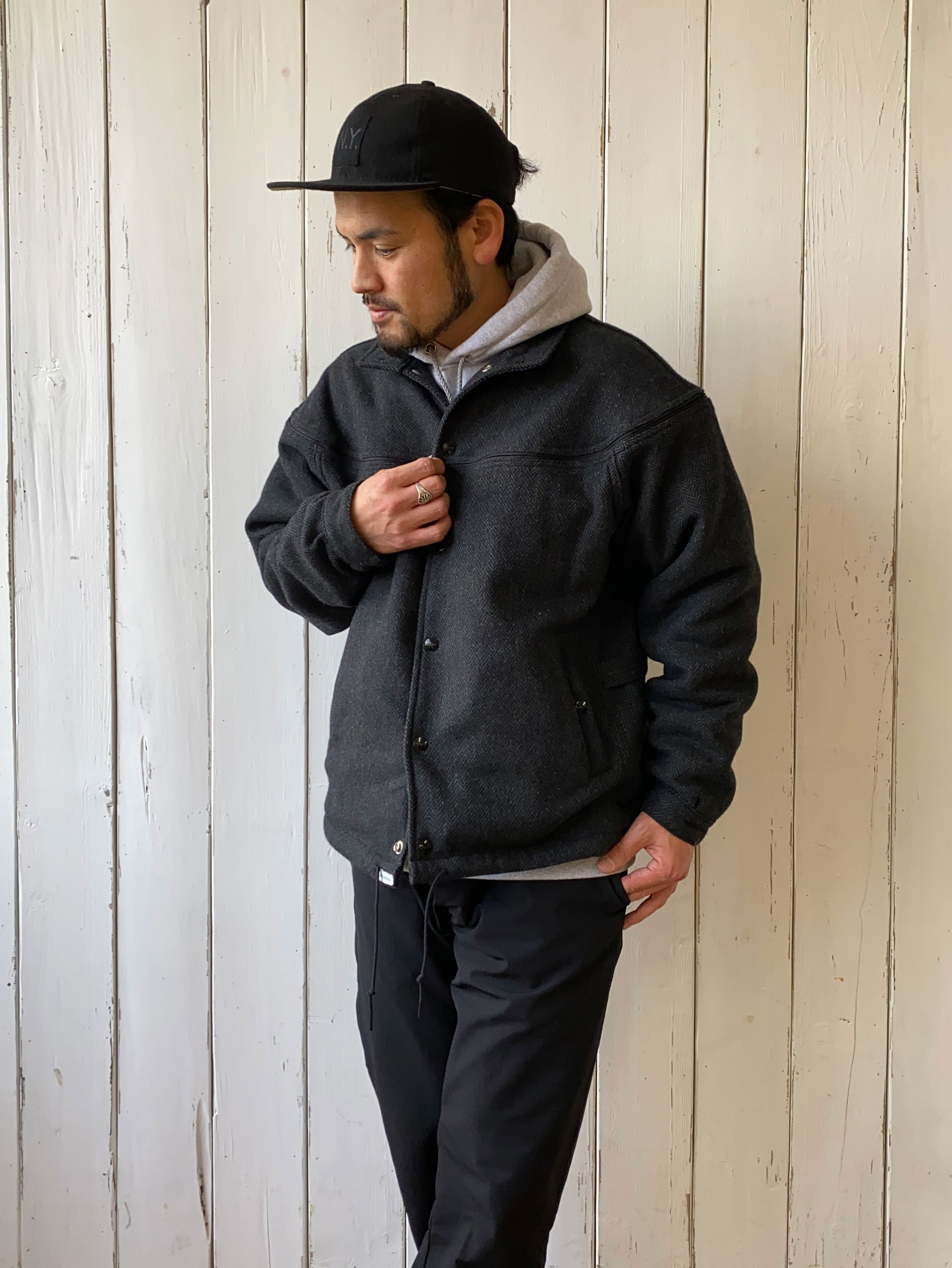 Gardener Cap Jacket (Herringbone Blanket) 入荷 Gardener Cap Jacket (Herringbone Blanket) 入荷