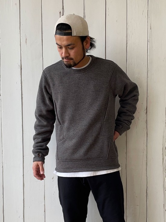 POUTNIK SAGE Sweatshirts【セージ ウーリースエットシャツ