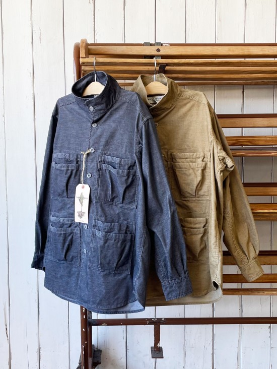 SASSAFRAS】Overgrown Fatigue Half (T/C Summer Cord SASSAFRAS】Overgrown Fatigue Half (T/C Summer Cord