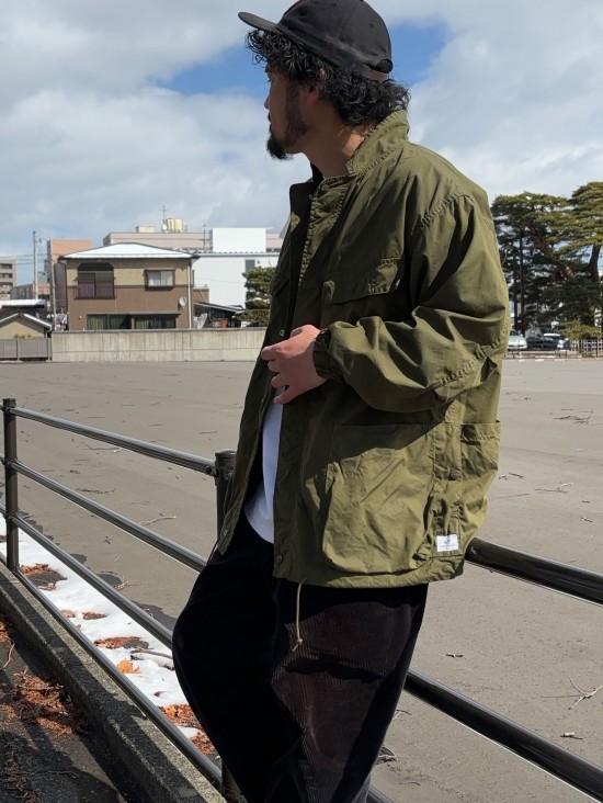 SASSAFRAS】 Digs Crew Protective Jacket (C/N Weather) 入荷 SASSAFRAS】 Digs Crew Protective Jacket (C/N Weather) 入荷
