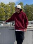 【CAMBER】 Pullover Hooded Cross Knit
