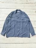 CAMP COLLAR SHIRT (FLANNEL HOUNDSTOOTH) “NR別注”