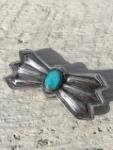 OT-P0037　BUTTERFLY PIN (6 LOZENGES/TURQUOISE)
