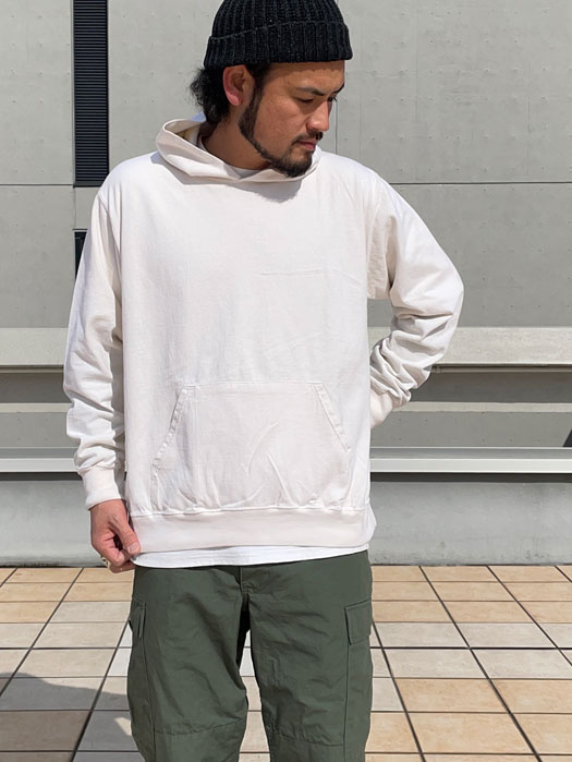 L/S PULLOVER HOOD TEE　