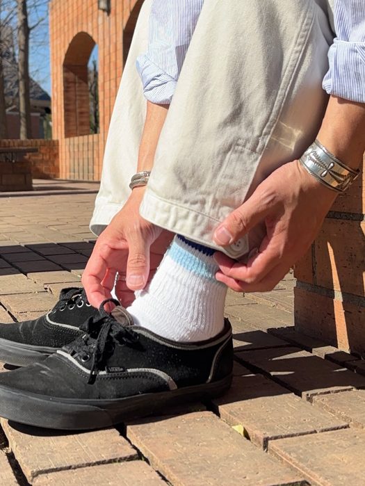 【RAILROAD SOCKS】 Health Trak Therapeutic "Exclusive Stripe" Socks (2Pair)