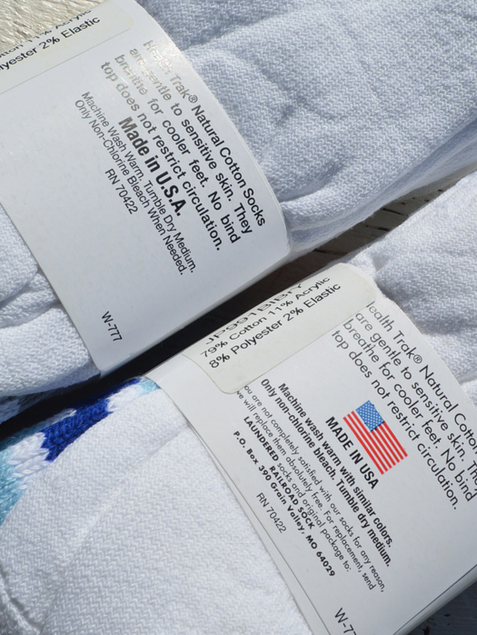 【RAILROAD SOCKS】 Health Trak Therapeutic "Exclusive Stripe" Socks (2Pair)