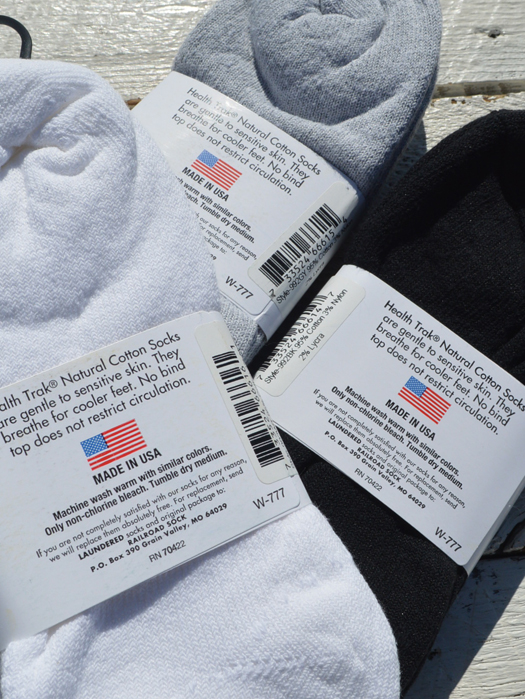 【RAILROAD SOCKS】 Health Trak Quarter Socks (3Pair)