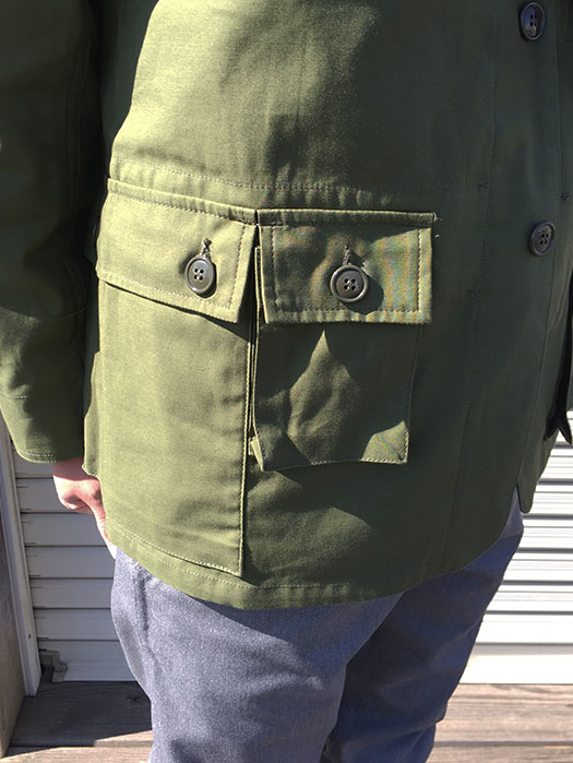 G.D.U. Leaf Jacket　(Back Satin)