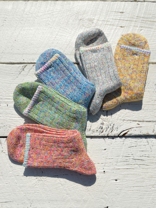 6 Color Twister Socks