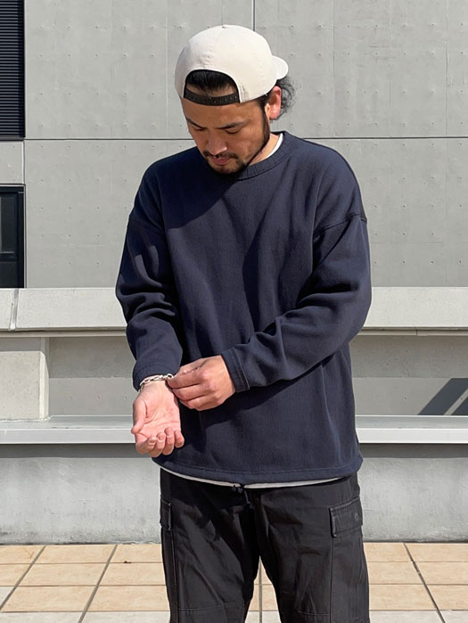 HIMO-L/S Shirt (Mini Waffle) “NR別注”