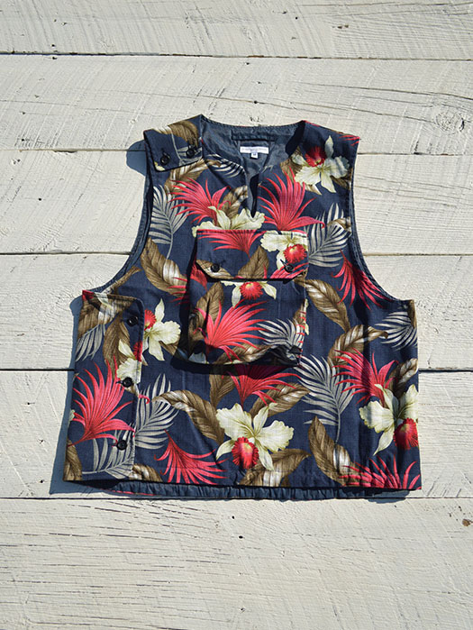 Cover Vest (Hawaiian Floral Java Cloth)