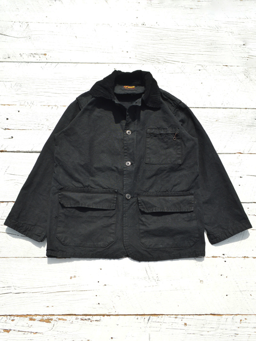【Behind The River】 B.B.V Hunting Jacket (Black Dye) “S-M”