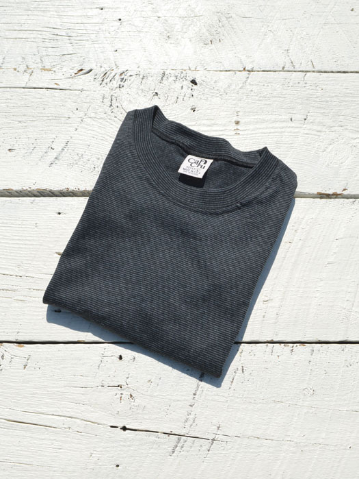 【Cal Cru】　Micro-Stripe S/S Tee