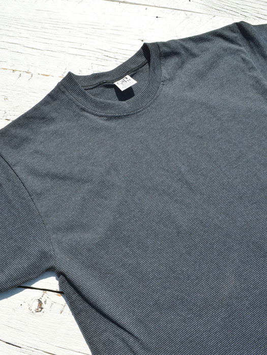 【Cal Cru】　Micro-Stripe S/S Tee