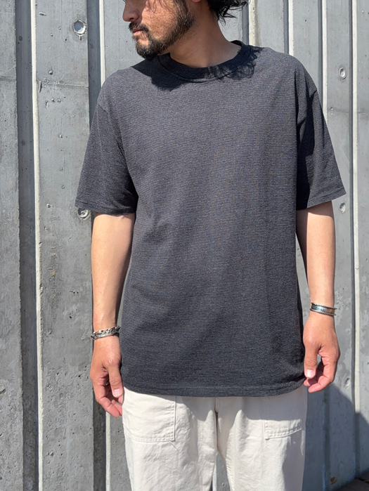 【Cal Cru】　Micro-Stripe S/S Tee