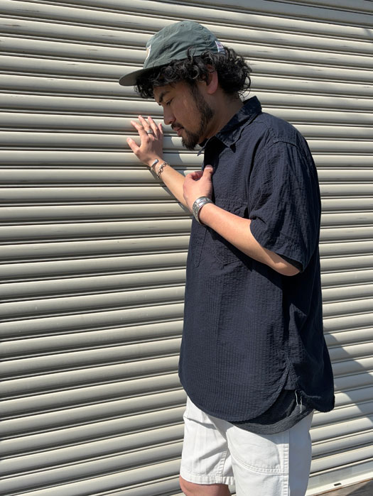 【Cal Cru】　Micro-Stripe S/S Tee