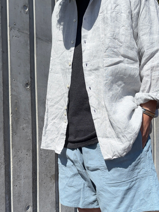 【Cal Cru】　Micro-Stripe S/S Tee