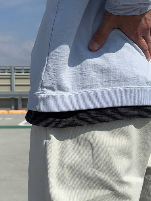 【Cal Cru】　Micro-Stripe S/S Tee