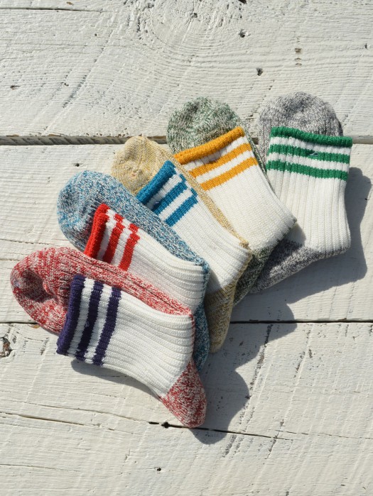 3 Line Rib Socks　