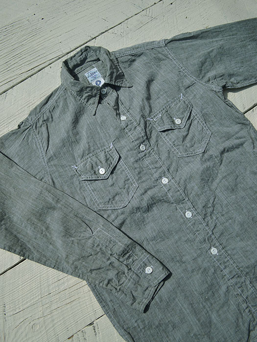 1231N New Light Shirt ( Cotton / Linen Heather Chambrey )