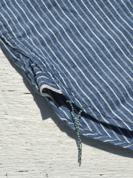 NAVY CUT S/S (Stripe Chambray)