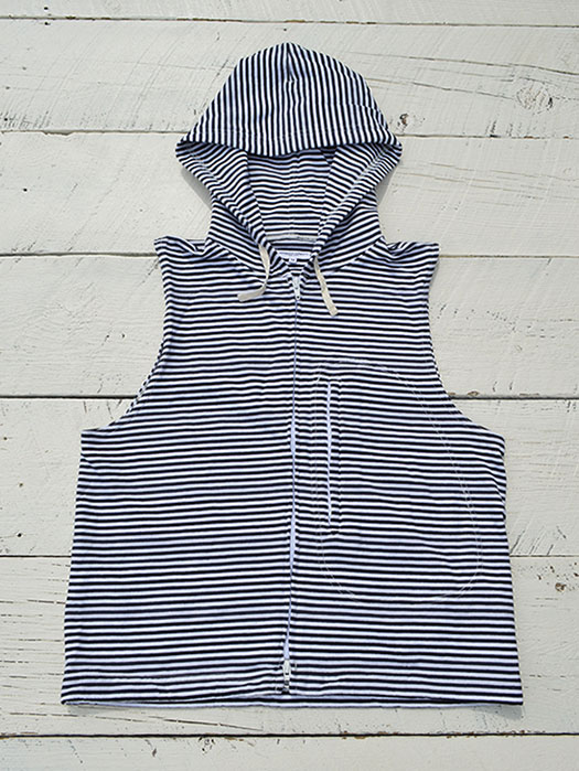 Sleeveless Knit Hoody (St. French Terry)