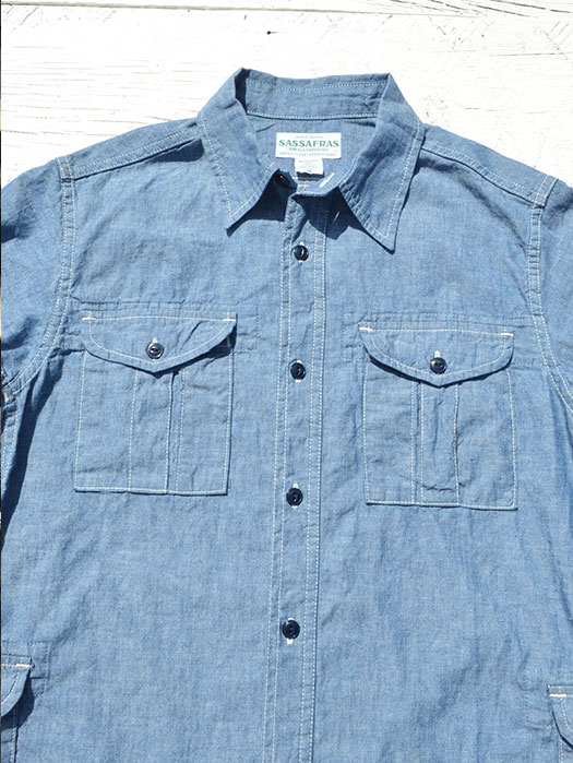 Botanical Scout Shirt　(Organic Chambray)