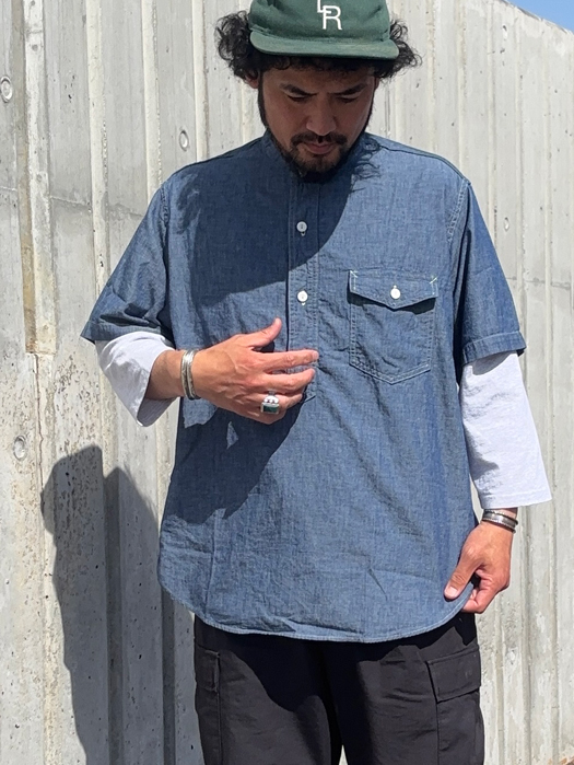 NAVY CUT Band S/S (Classic Chambray)