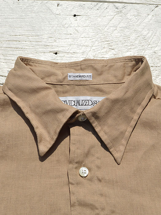 NAT-U-RAL別注 New Standard Fit Regular collar Shirt　(Linen)