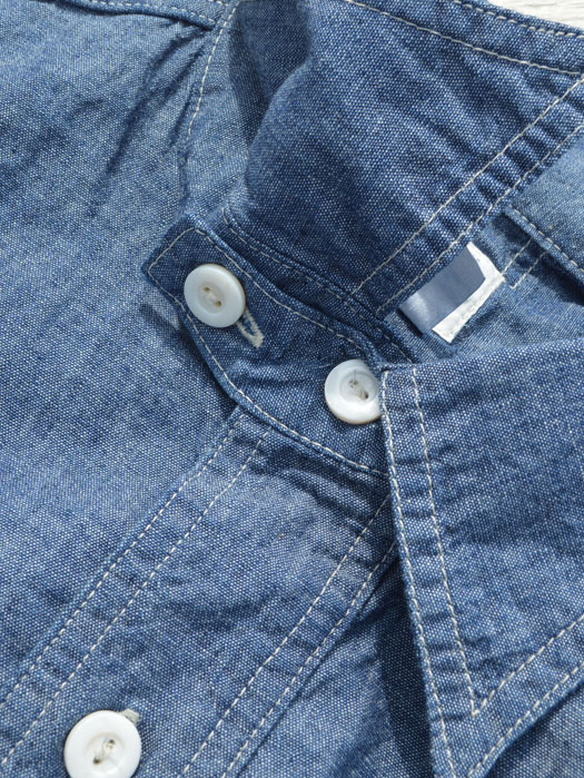 New Basic Pullover Shirt S/S (Classic Chambray)