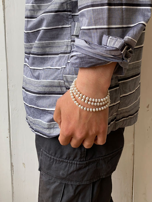 【Colina Yazzie】　Fresh Water Pearl Necklace