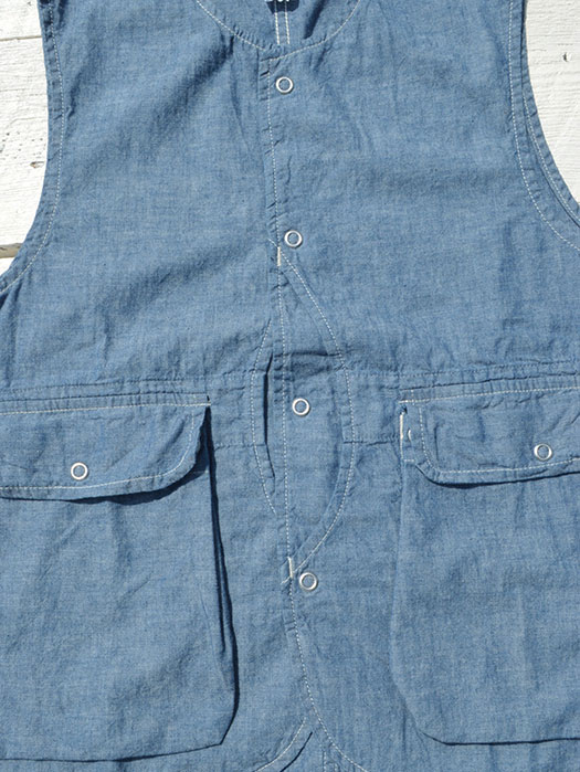 Plant Hunter Vest　(5oz Organic Chambray)