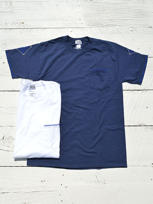【OAXACA】　S/S Pocket Tee “PUNTO DE CRUZ”　