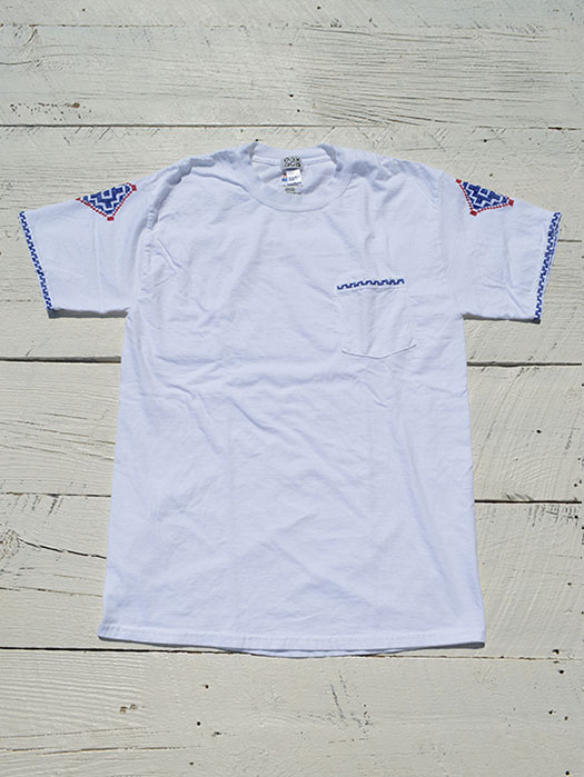 【OAXACA】　S/S Pocket Tee “PUNTO DE CRUZ”