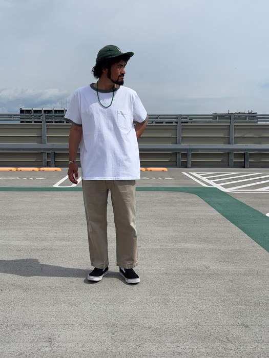 S/S POCKET TEE (HAND PAINT)