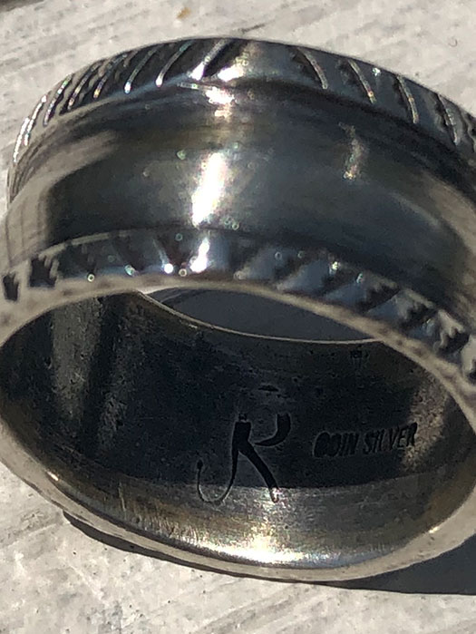 【Jesse Robbins】 Coin Silver Ring
