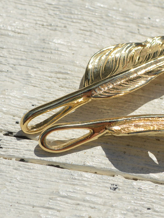 18K GOLD NATABANE FEATHER