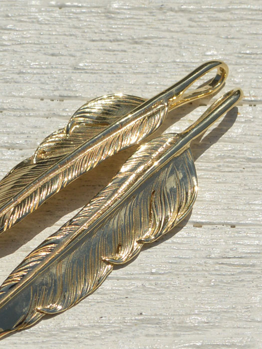 18K GOLD NATABANE FEATHER