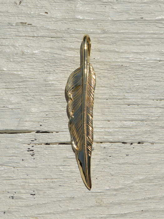 18K GOLD NATABANE FEATHER