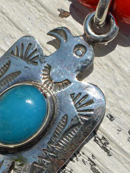 NL-0090　THUNDERBIRD PENDANT (TURQUOISE)
