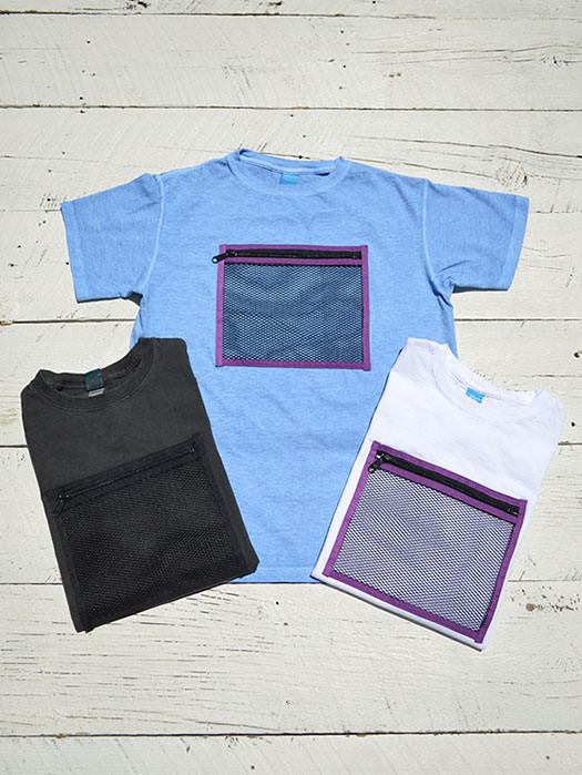 MESH POCKET TEE　