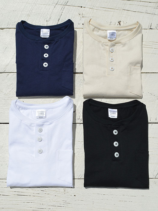 【CAMBER】　S/S Henley Neck Pocket Tee