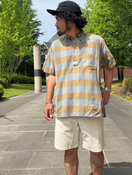 Wheel Barrow Shell Shirt 1/2 (Block Check)