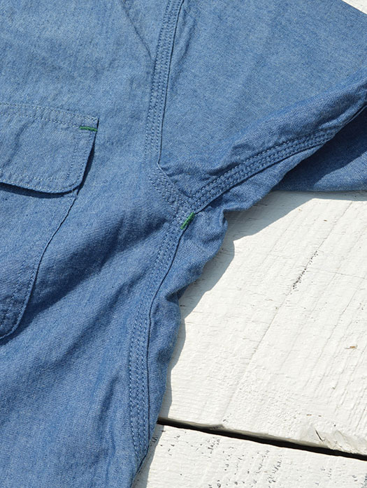 Botanical Scout Apron Shirt 1/2　(Chambray)