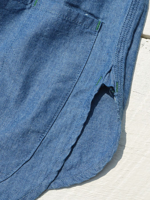 Botanical Scout Apron Shirt 1/2　(Chambray)
